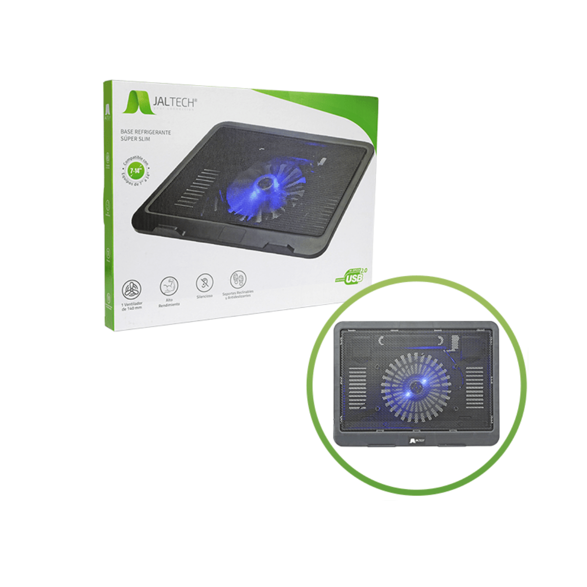 Base refrigerante fija Venti X1 para portátil de hasta 15"