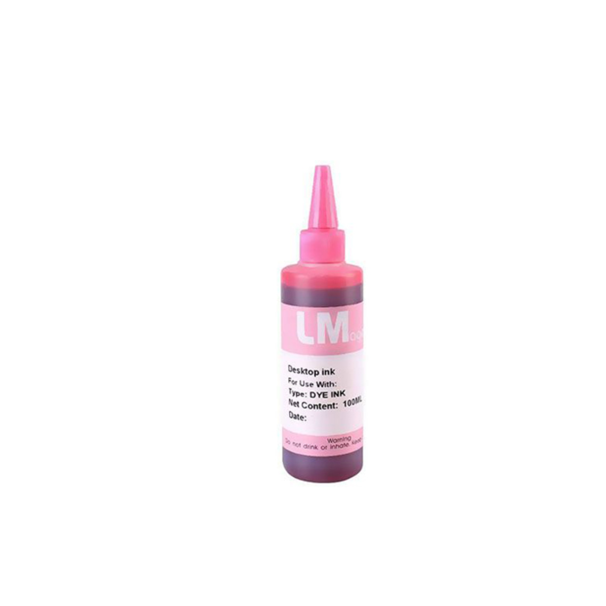 Botella de Tinta Universal Light Magenta 100 ml Compatible con HP, Epson, Canon y Brother