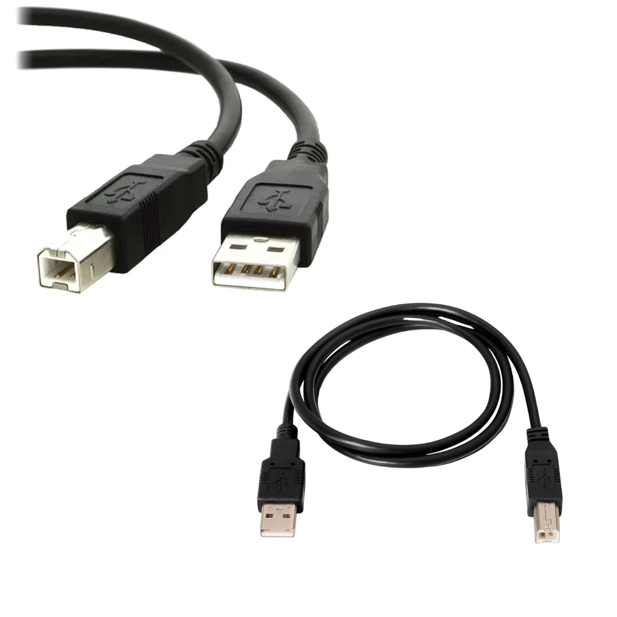 Cable de impresora USB 2.0 5 metros tipo A a tipo B