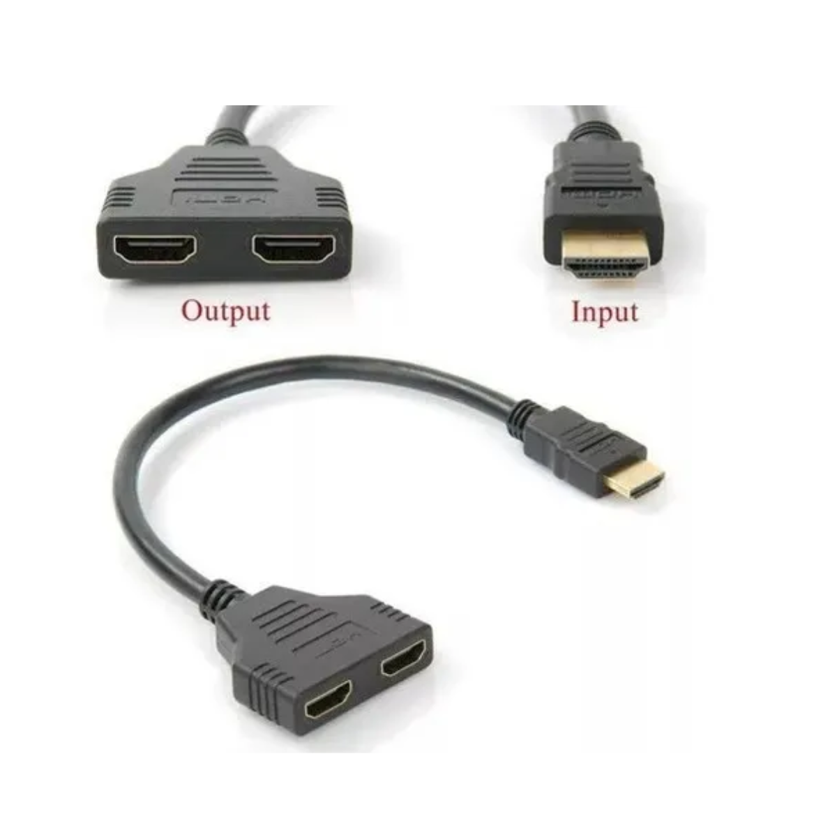 Cable divisor HDMI 1 a 2 (HDMI macho a 2 HDMI hembra) – modelo 10701Y