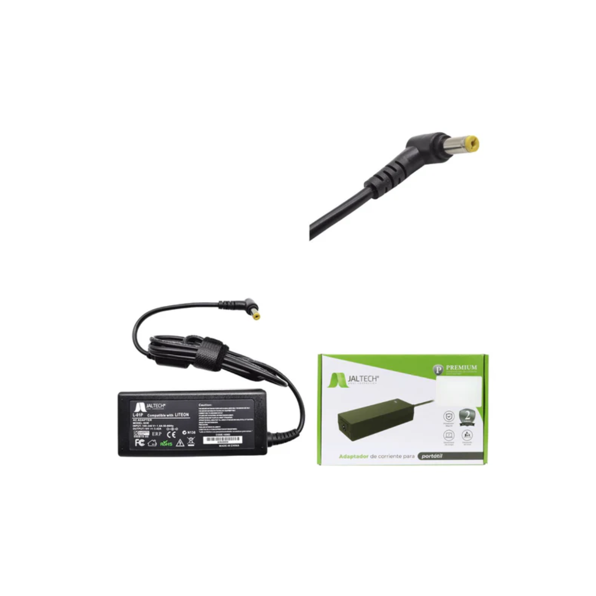 Cargador para Laptop Acer 19V 3.42A 65W – Jaltech 10063
