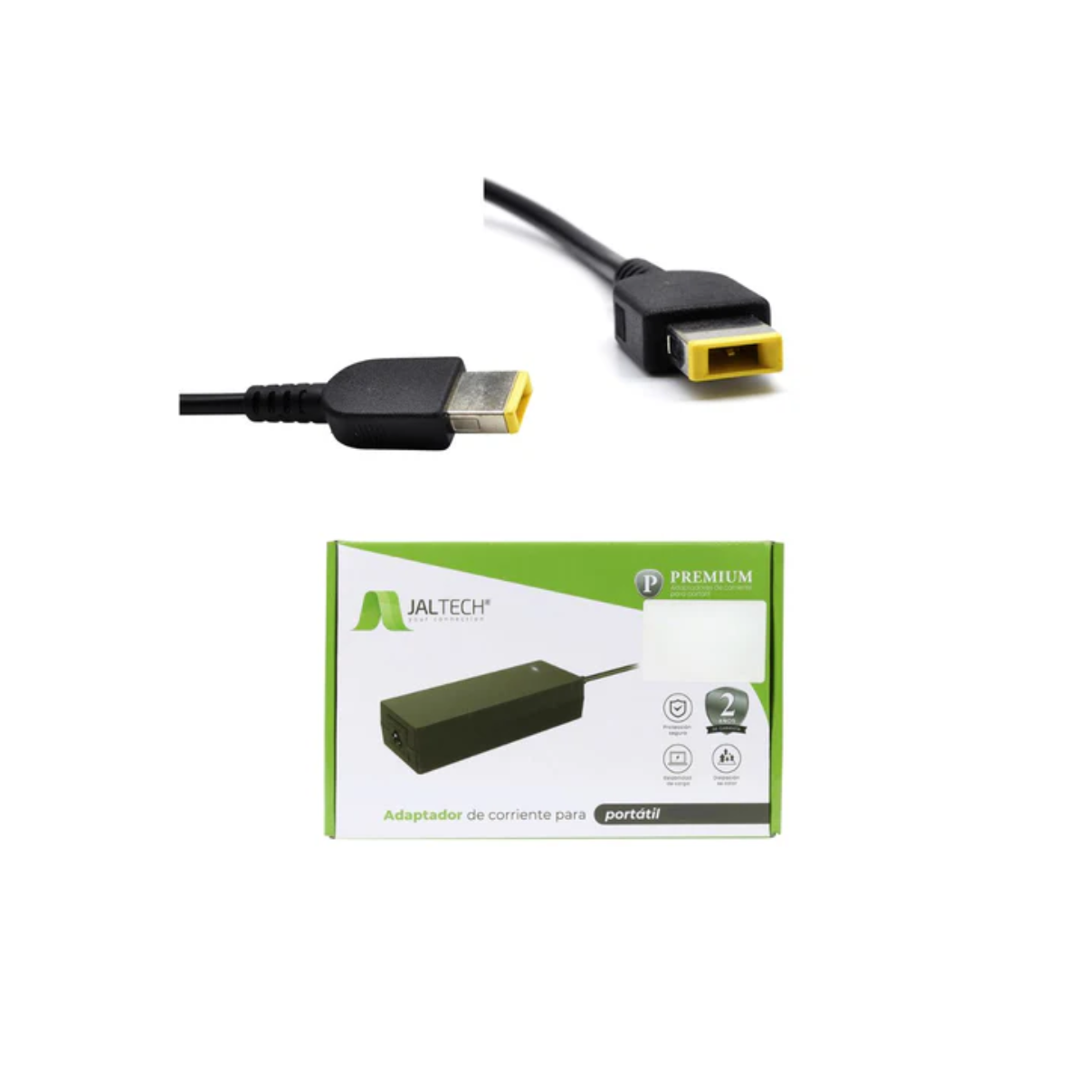 Cargador para Laptop Lenovo 20V 4.5A Punta Cuadrada – Jaltech 10414