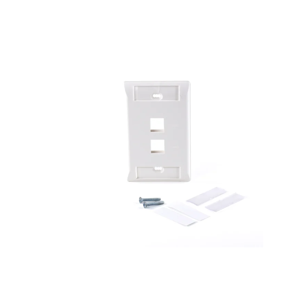 Faceplate de 2 Puertos para Conectores Keystone
