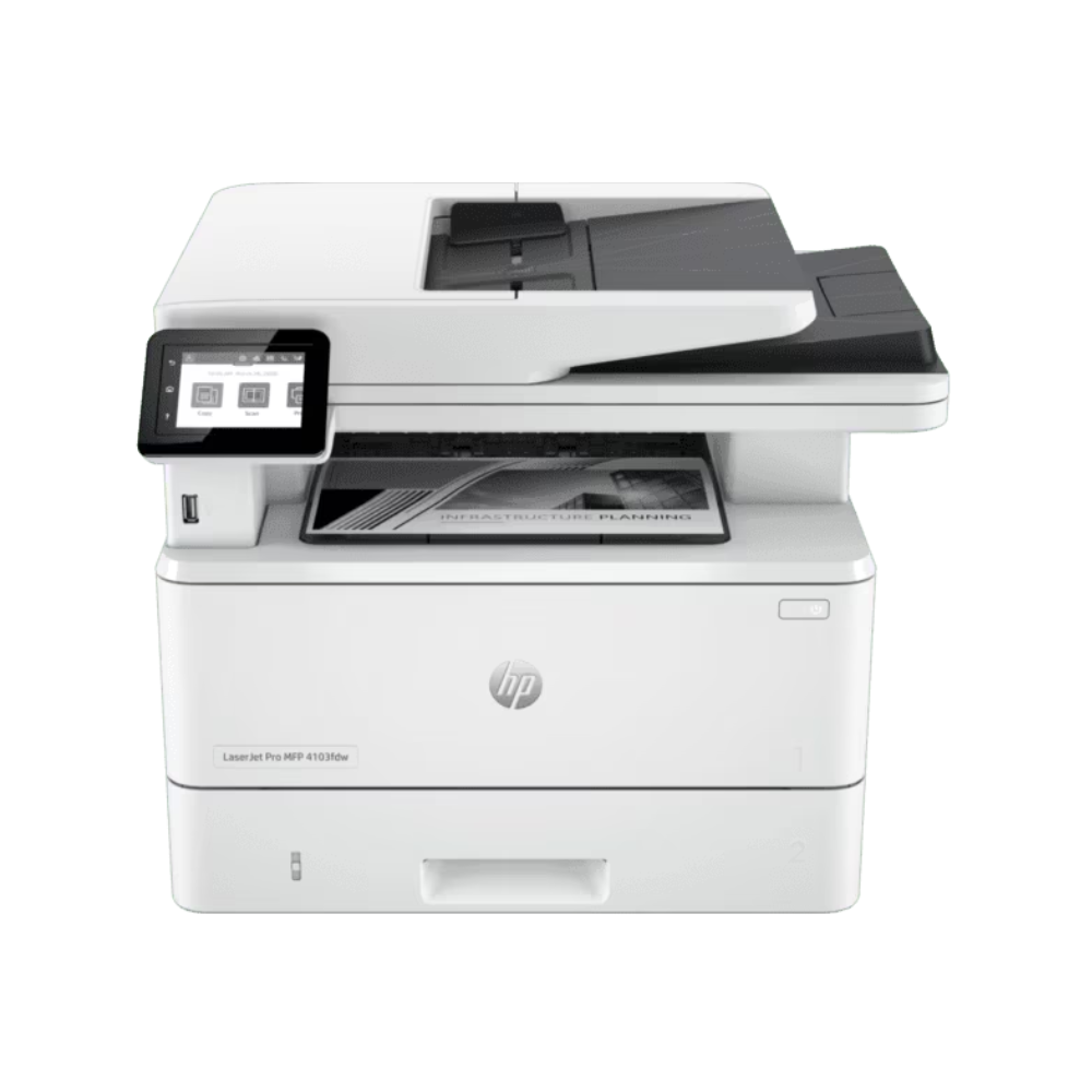 Impresora Multifuncional HP LaserJet Pro MFP 4103FDW – Láser Monocromática, Wi-Fi, Dúplex y USB