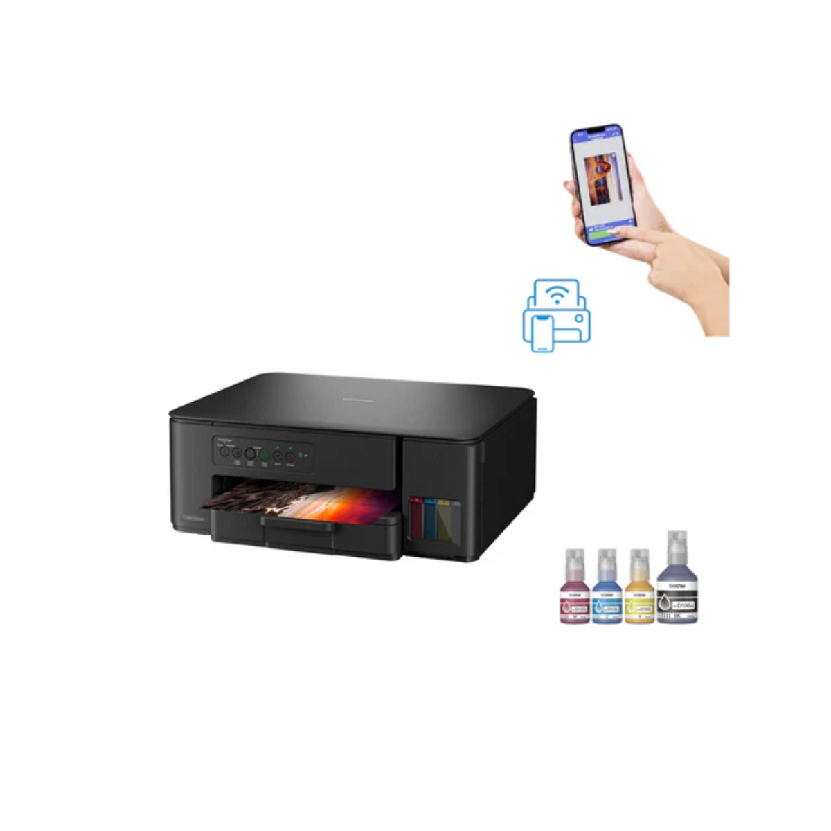 Impresora Multifuncional Brother DCP-T430W – Tanque de Tinta Continua, Wi-Fi y USB