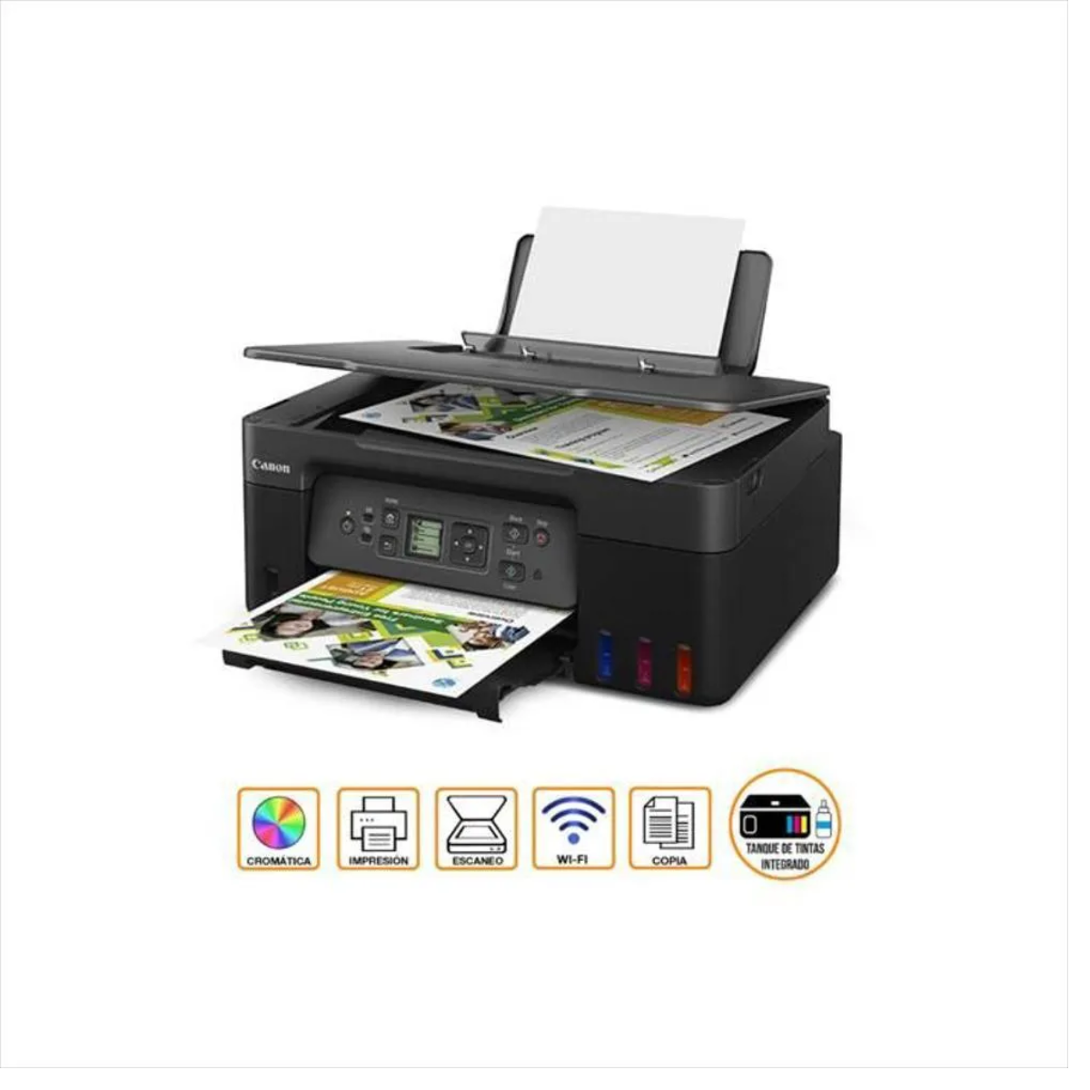 Impresora Multifuncional Canon PIXMA G3170 con Sistema de Tinta