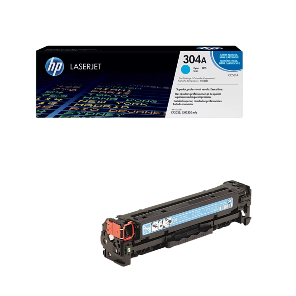 Tóner Compatible New Print 304 / 305 / 312 (CC531A – CE411A – CF381A) Cyan