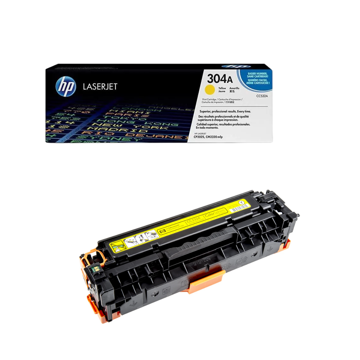 Tóner Compatible New Print 304 / 305 / 312 (CC532A – CE412A – CF382A) Amarillo
