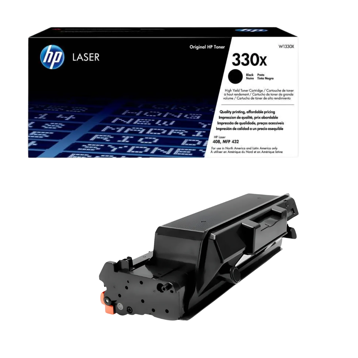 Tóner HP W1330X Original Negro de Alto Rendimiento para Impresoras LaserJet Tank