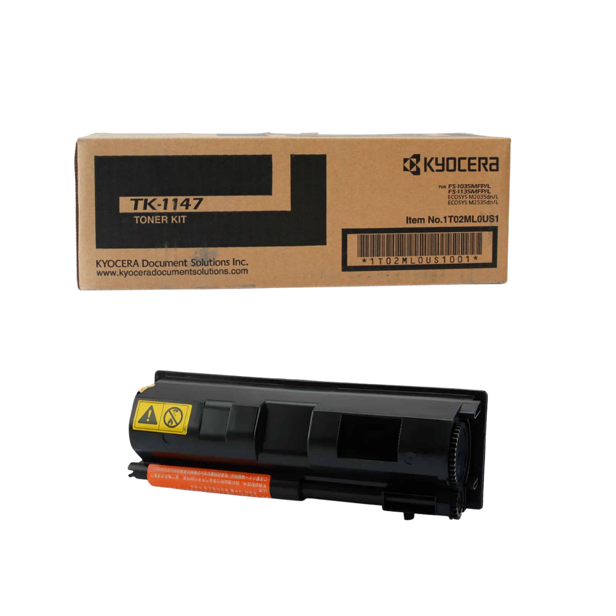 Tóner Original Kyocera TK-1147 (7,200 páginas) para Impresoras ECOSYS